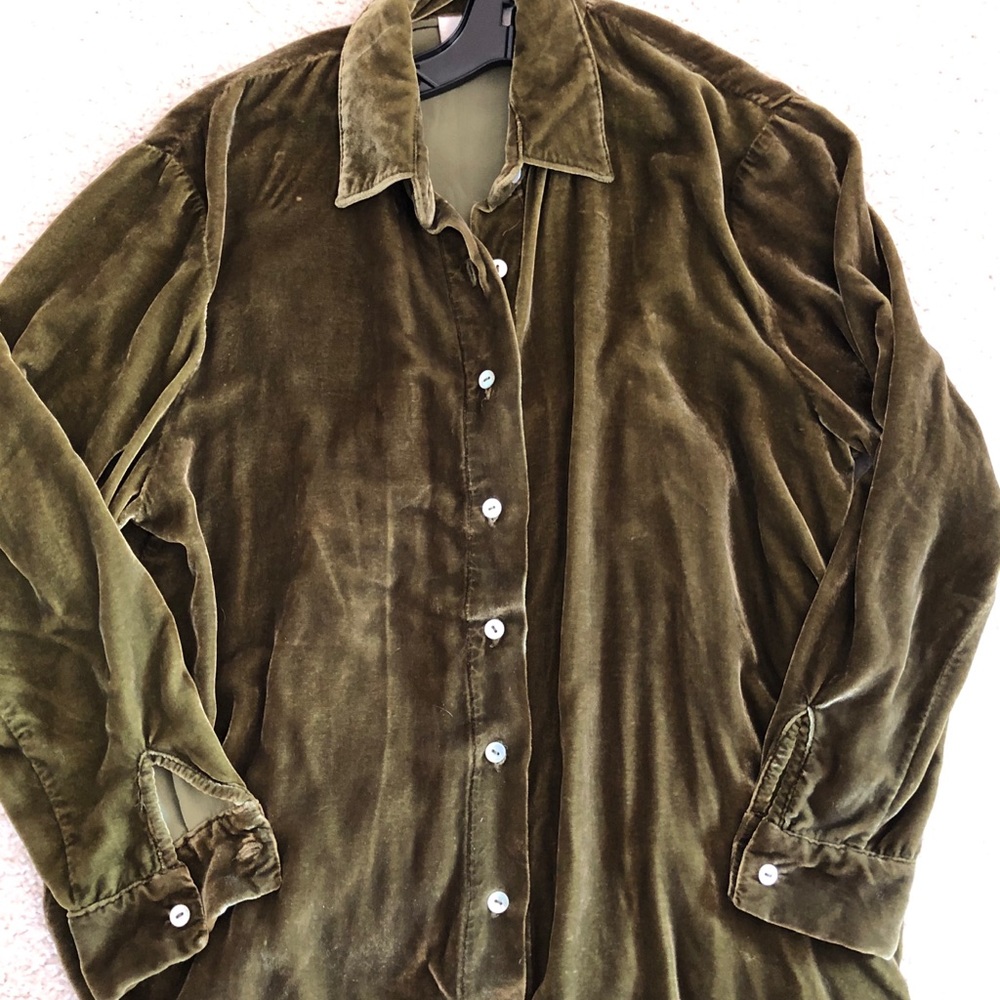 Velvet blouse